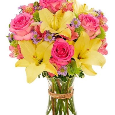 <hr />
<hr />
<strong>Celebrate them with this vibrant mix of colorful flowers, guaranteed to make anyone smile with delight as you wish them happy birthday.</strong>