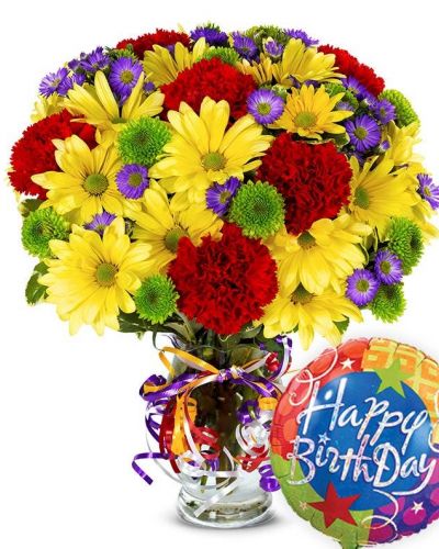 <hr />
<p>Don't miss the chance to send some birthday wishes with this beautiful arrangement!</p>