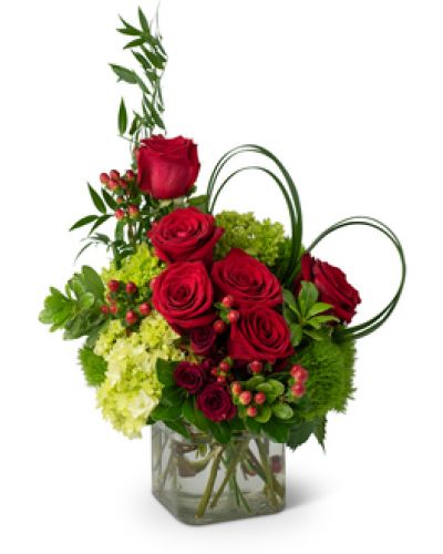 <p>Your love burns eternally - show them your heart with this elegant bouquet. The Endless Love arrangement is a modern blend of roses, mini hydrangea, green trick dianthus and hypericum berries. Loops of lily grass create a heart to show your true sentiments. This luxurious bouquet is sure to make a lasting impression on your forever love.</p>